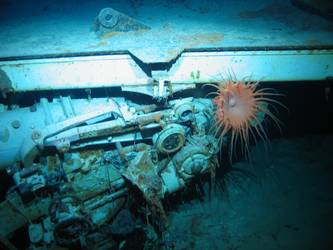 5.9-inch gun concealed on port side below forecastle